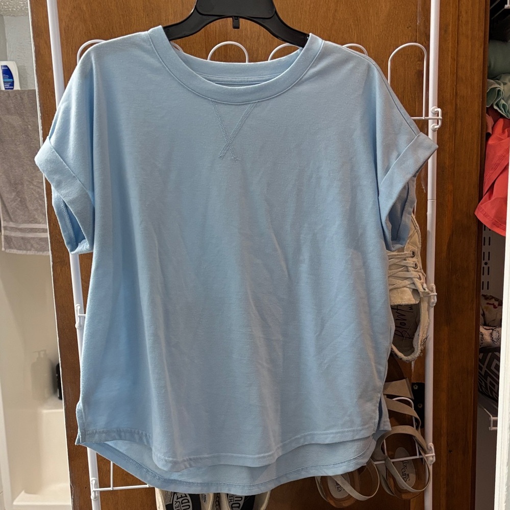 Sky Blue Women's Short Sleeve Tee.  Only worn 1 time!!!!!